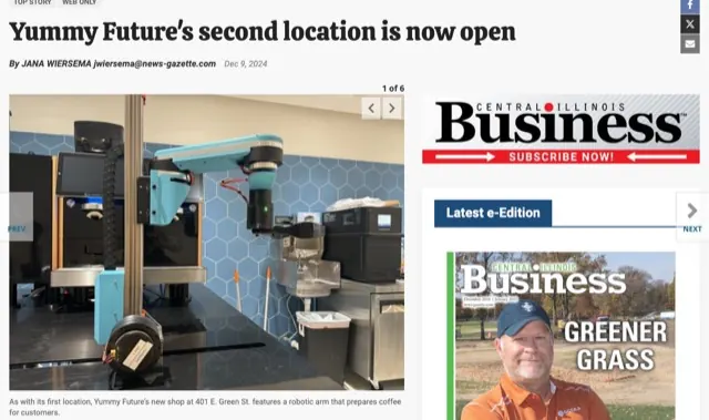 The News-Gazette article page